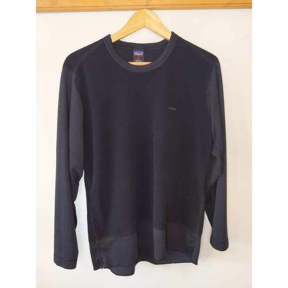 Patagonia Other - Patagonia Capilene Performance Black Base Layer Thermal Top Men Medium Gorpcore
